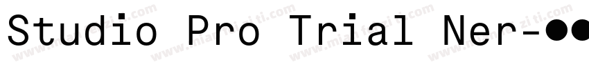 Studio Pro Trial Ner字体转换
